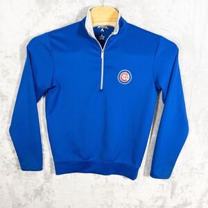 MLB Chicago Cubs Qtr Zip Pullover Mens‎ Small
